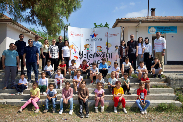 Köylerde yetenekli çocuklar sportif taramayla keşfediliyor