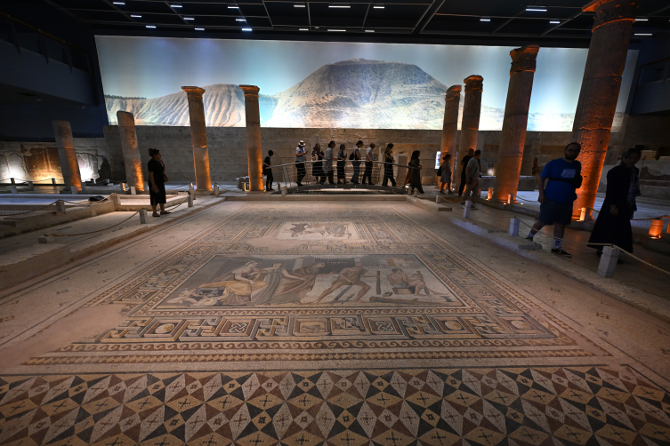 Zeugma Mozaik Müzesi'ni bayramda 15 bin 600 kişi ziyaret etti