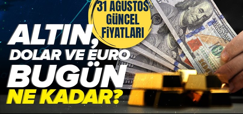 Gram altın ne kadar? | 31 Ağustos canlı altın ve döviz kuru takibi - 1 Dolar kaç TL?