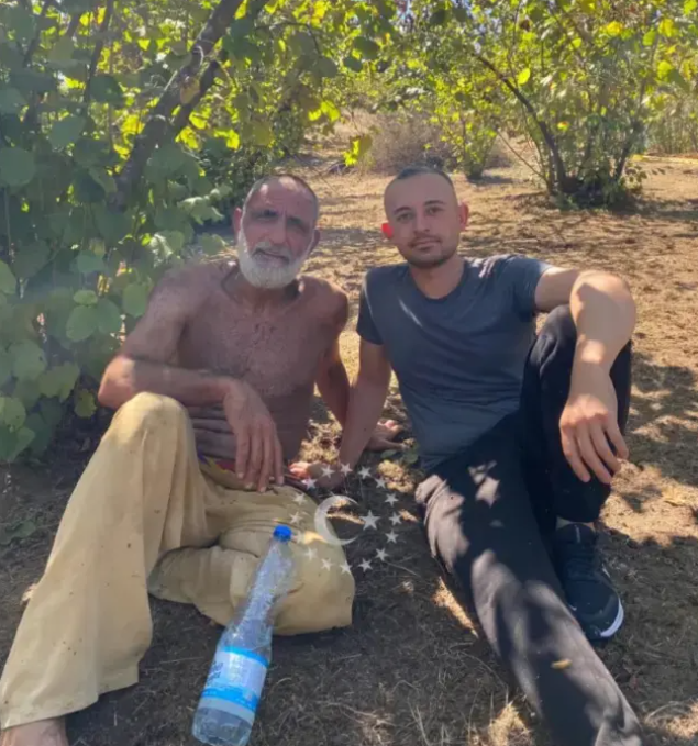 Kurtlar Vadisi'nin Memati'si fındık toplarken görüntülendi