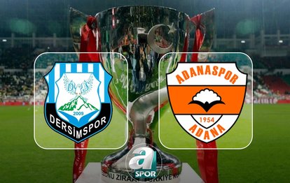 Dersimspor-Adanaspor maçı ne zaman ve saat kaçta? Ziraat Türkiye Kupası maçı hangi kanalda? | CANLI İZLE