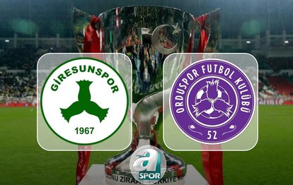 Giresunspor-52 Orduspor FK maçı ne zaman ve saat kaçta? Ziraat Türkiye Kupası maçı hangi kanalda? | CANLI İZLE