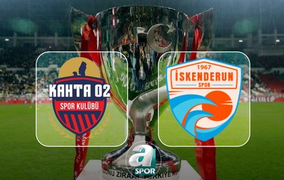 Kahta 02 Spor-İskenderunspor maçı ne zaman ve saat kaçta? Ziraat Türkiye Kupası maçı hangi kanalda? | CANLI İZLE