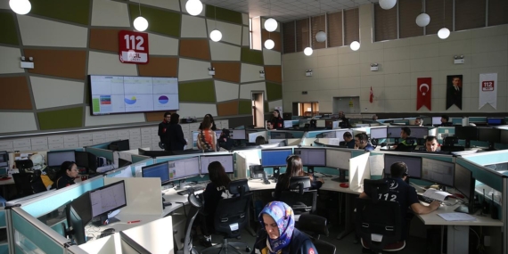 112 Acil Çağrı Merkezleri, bir yılda 97 milyon kez arandı