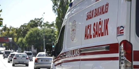 Afyon’da otomobilin devrildiği kazada 2 kişi yaralandı