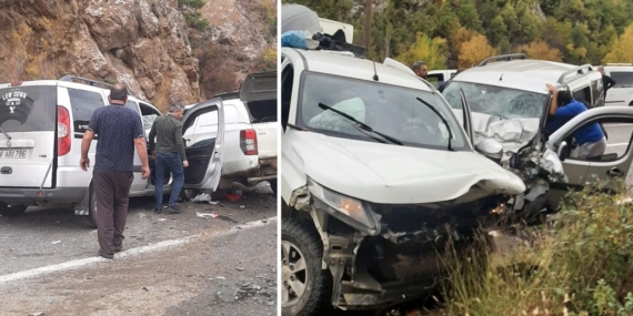 Artvin’de zincirleme kaza: 4 yaralı