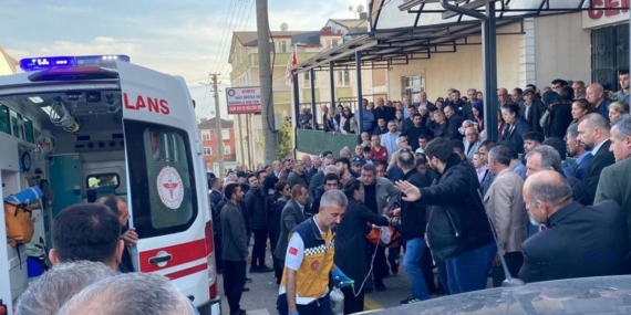 Babasının cenazesinde dayısını kaybetti