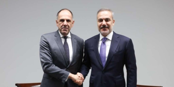 Bakan Fidan, Yunan mevkidaşı Gerapetritis ile Lüksemburgda bir araya geldi