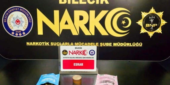 Bilecik’te uyuşturucu operasyonu