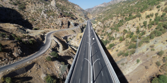 BitlisDiyarbakır kara yolu yeni haliyle artık daha güvenli