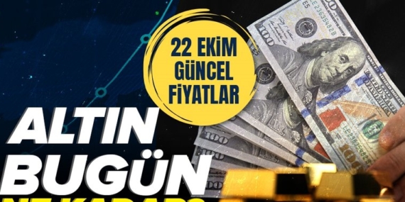 Canlı altın fiyatları | 22 Ekim altın ne kadar, tekrar yükselecek mi? – Gram, çeyrek, yarım fiyatları