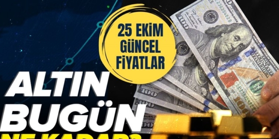 Canlı altın fiyatları | 25 Ekim gram, çeyrek, yarım altın ne kadar?