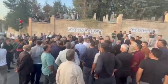 Defin öncesi gerginlik: Polis biber gazı ile müdahale etti