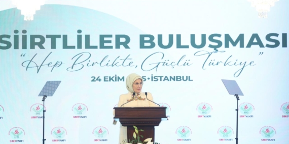 Emine Erdoğan: Siirt benim için bir memleket değil, kardeşlik ve vefa demek