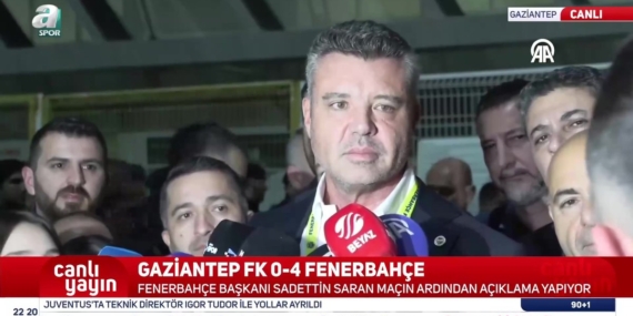 Fenerbahçe başkanı Sadettin Saran’dan bahis skandalı açıklaması: Bunu ortaya çıkardılar