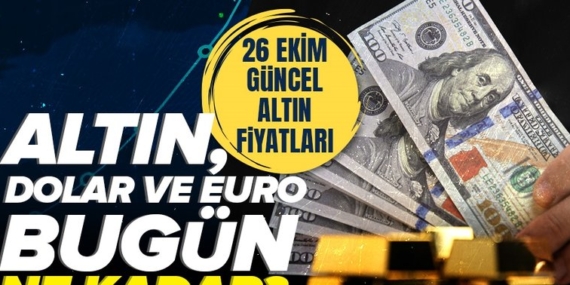 GÜNCEL ALTIN FİYATLARI | 26 Ekim Pazar gram ve çeyrek altın ne kadar?