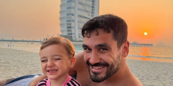 İlkay Gündoğan milli maç arasında tatilden fotoğraflar paylaştı