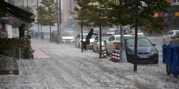 İstanbul’da yerel dolu yağışına dikkat