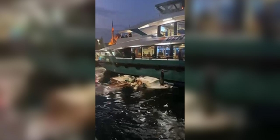 İstanbul’da yolcu motoru balıkçı teknesine çarptı