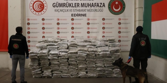 Kapıkule ve İpsala’da 524 kilo 336 gram uyuşturucu ele geçirildi