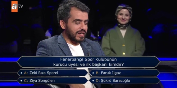 Kim Milyoner Olmak İster’de 1 milyon TL’lik Fenerbahçe sorusu!