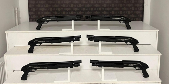 Kocaeli’de kaçak silah operasyonu: 6 pompalı tüfek ele geçirildi