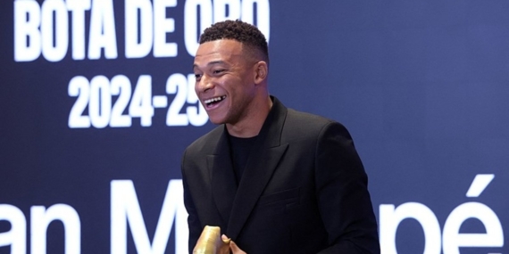 Mbappe, “Avrupa Altın Ayakkabı” ödülünü aldı