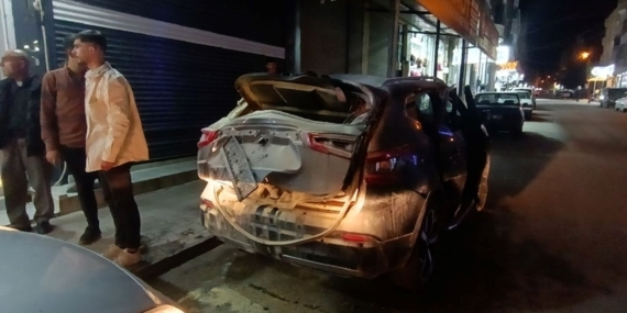 Otomobilde gaz sıkışması patlamaya neden oldu: 1 yaralı