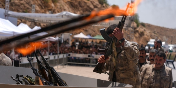 PKK Türkiye sınırındaki kampları boşaltacak, mağaraları terk edecek