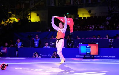 Tekvando Kadınlar 46 kg’de Emine Göğebakan, Dünya şampiyonu oldu