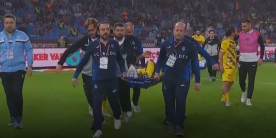 Trabzonspor-Eyüpspor maçında şok sakatlık!