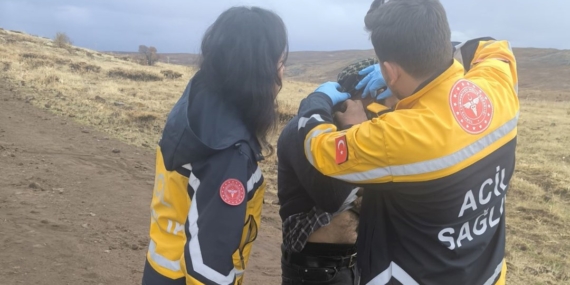 Yanına yıldırım düşen şahıs yaralandı