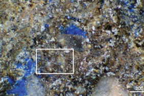 13 bin yıllık taşta var olmaması gereken bir renk tespit edildi