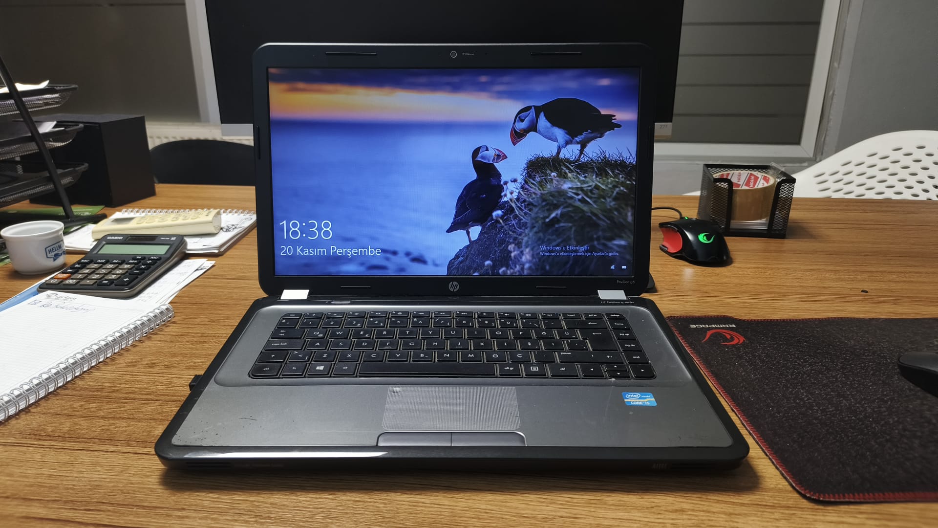 Hp marka İ5 işlemcili leptop Satılıktır