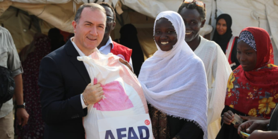 AFAD’dan çatışmaların sürdüğü Sudan’a gıda desteği