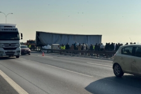 Anadolu Otoyolu'nda kaza ulaşımı aksattı