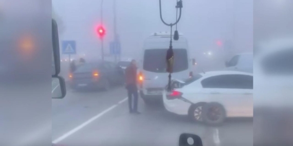 Ankara’da yoğun siste zincirleme kaza