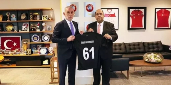 Atakaş Hatayspor Kulübü Başkanı Ethem Çakır TFF Başkanı Hacıosmanoğlu’nu ziyaret etti!