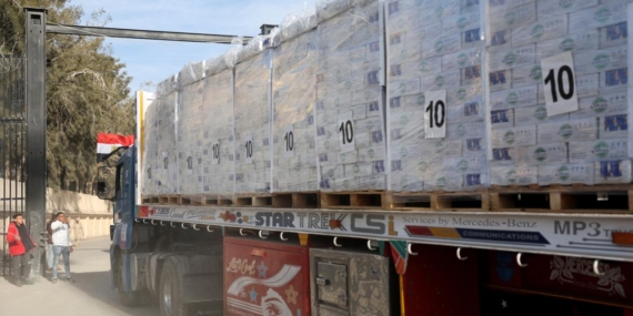 Ateşkesin ardından Gazze’ye 3 bin 203 yardım tırı ulaştı