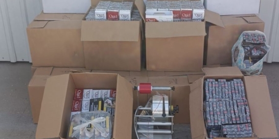 Aydın’da kaçak sigara operasyonu: Binlerce dolu makaron ele geçirildi