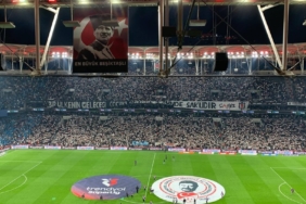 Beşiktaş taraftarları Filistin'i unutmadı