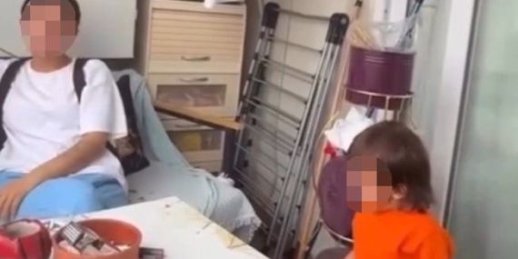 Çocuğuna davranışı tepki çeken annenin görüntülerine inceleme