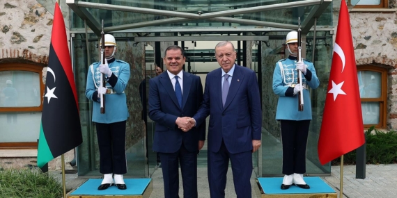 Cumhurbaşkanı Erdoğan, Libya Başbakanı Dibeybe ile görüştü