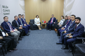 Cumhurbaşkanı Yardımcısı Yılmaz'dan Brezilya'da ikili görüşmeler