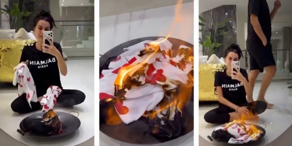 Dilan Polat, ‘uğursuz’ diye evinde pijamalarını yaktı