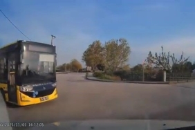 Direksiyon manevrası hayat kurtardı