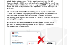 DMM, Büyük Marmara Depremi Tatbikatı iptal edildi iddialarını yalanladı