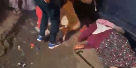 Düğünde havai fişek paniği: Kalabalığın ortasında patladı