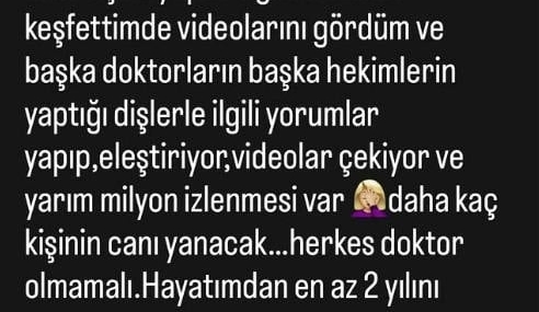 Ece Erken, diş hekimine isyan etti: Hayatımdan 2 yıl çaldın, hakkım helal değil