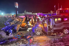 Edirne'de zincirleme kaza: 1 ölü, 2 yaralı